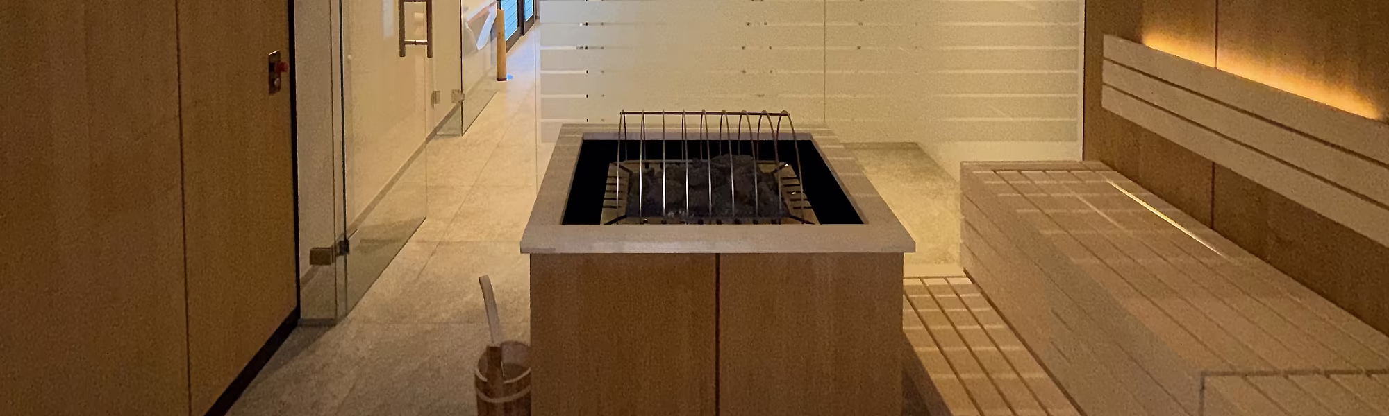 Sauna mit großem Aufguss 